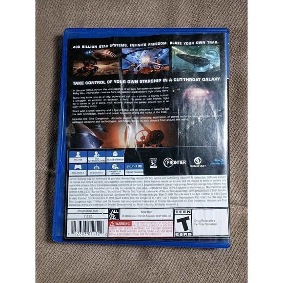 Elite Dangerous Legendary Edition Playstation 4 PS4 CIB Read Description - Picture 4 of 5